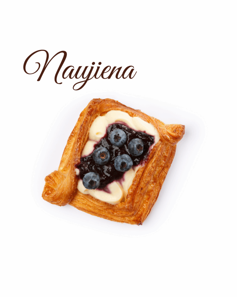 Kreminis sluoksnelis su mėlynėmis ir šilauogėmis – gaivus Mon Ami desertas