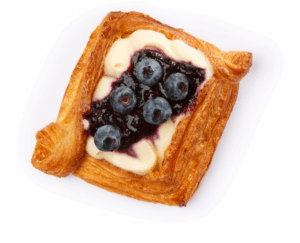 Kreminis sluoksnelis su mėlynėmis ir šilauogėmis – gaivus Mon Ami desertas